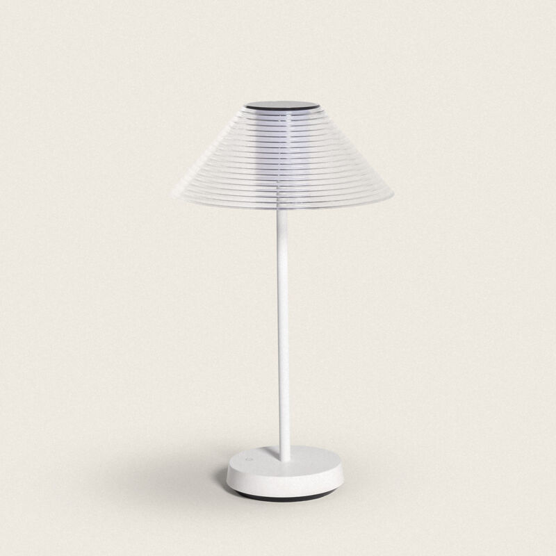 foto del prodotto lampada da tavolo led 2w portatile con batteria usb ricaricabile katuma bianco