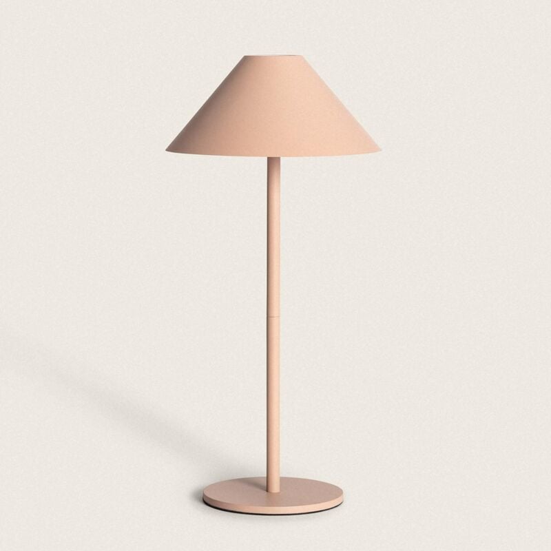 foto del prodotto lampada da tavolo led 3w portatile kivuli per esterni con batteria usb ricaricabile beige