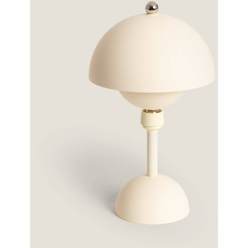 foto del prodotto lampada da tavolo led 5w portatile con batteria ricaricabile usb pauna beige