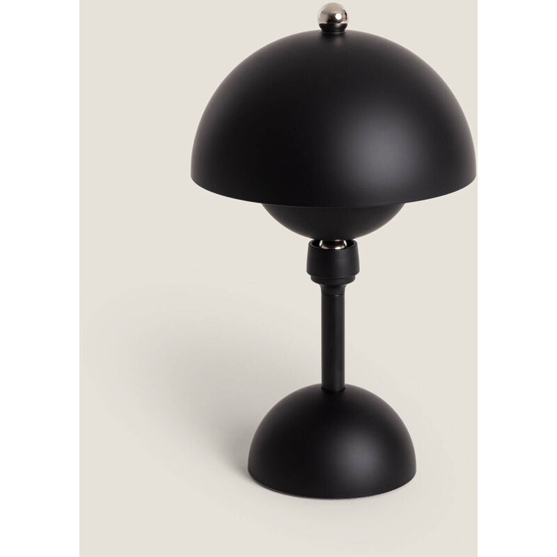 foto del prodotto lampada da tavolo led 5w portatile con batteria ricaricabile usb pauna nero
