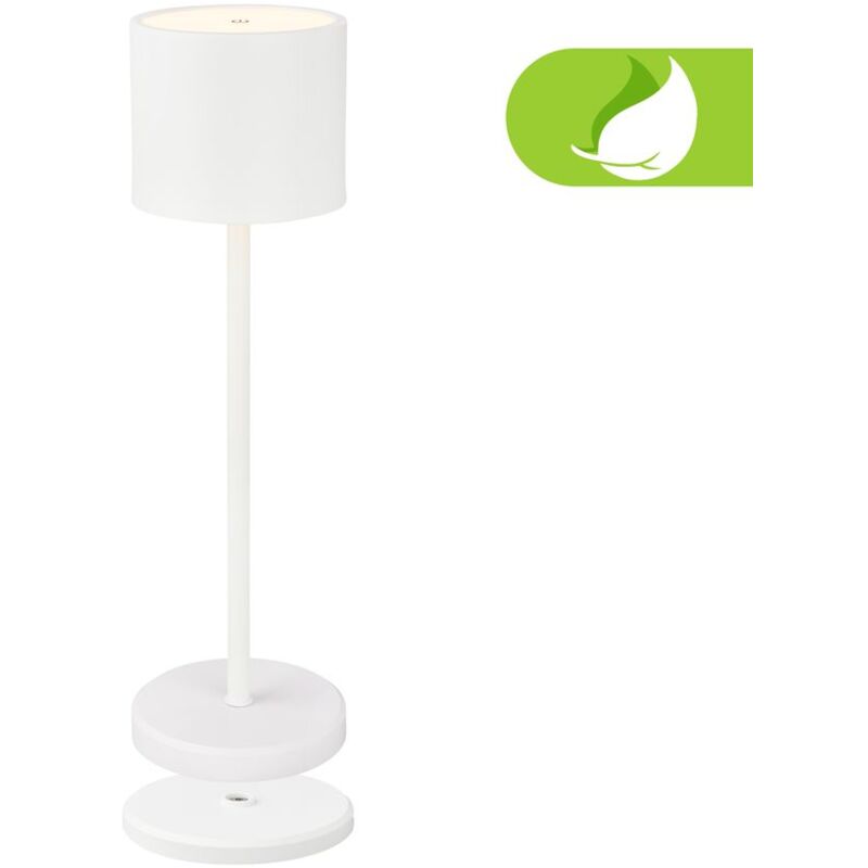 foto del prodotto lampada da tavolo led a batteria ip44 lampada da tavolo senza fili stazione di ricarica dimmerabile touch