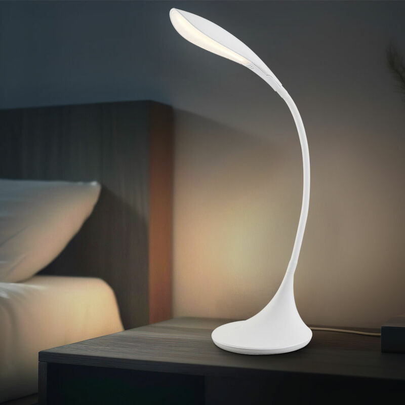 foto del prodotto lampada da tavolo led lampada da tavolo lampada da tavolo dimmerabile touch dimmer cavo usb punto mobile, 280lm 5w 3000k, h 67 cm