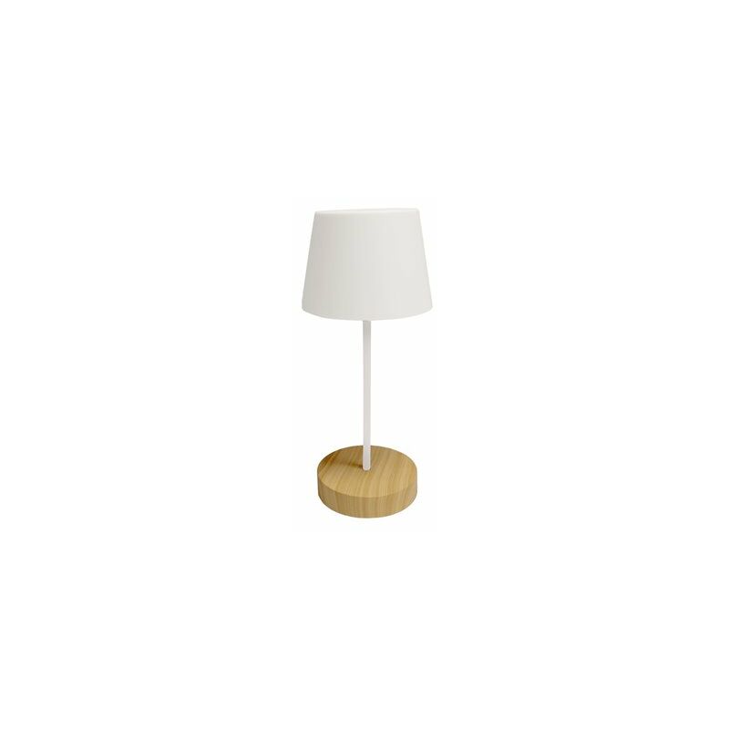 foto del prodotto lampada da tavolo led merida wood ip44 3w 300lm. 3000k