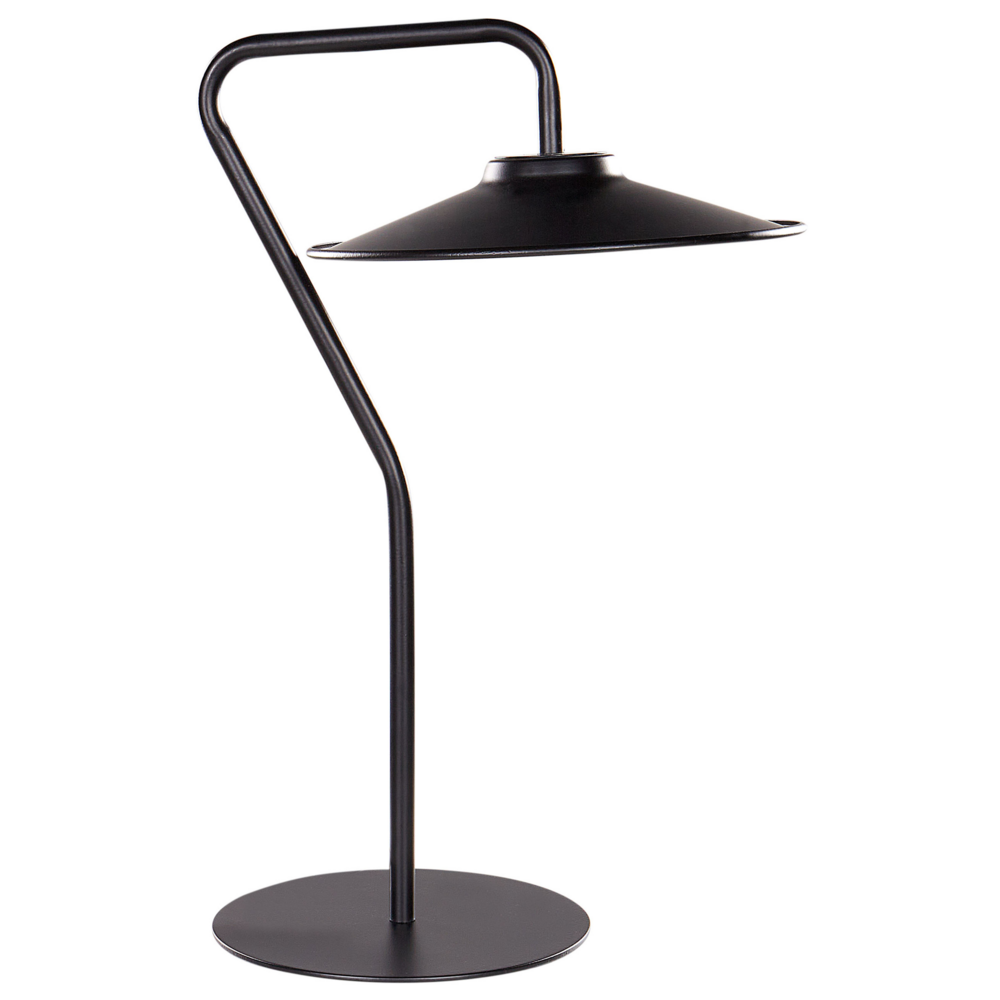 foto del prodotto lampada da tavolo led nero 41 cm luce calda soggiorno camera da letto ufficio studio illuminazione moderna