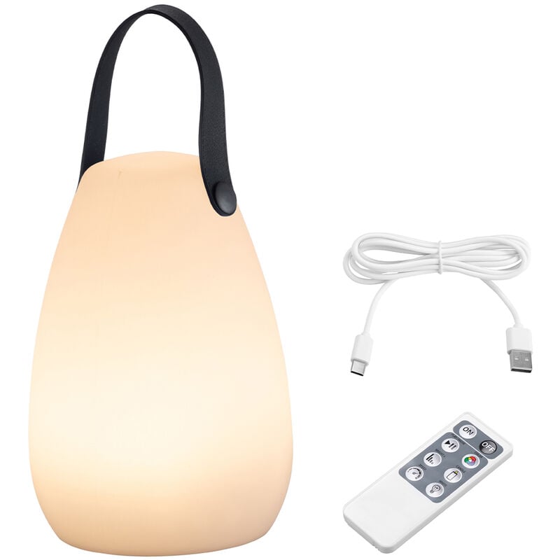 foto del prodotto lampada da tavolo led senza fili ricaricabile portatile interni ed esterni rgb