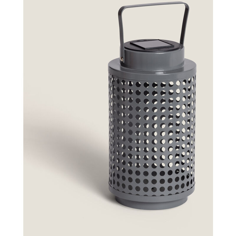 foto del prodotto lampada da tavolo led solare portatile con bateria ricaricabile small rta grigio scuro