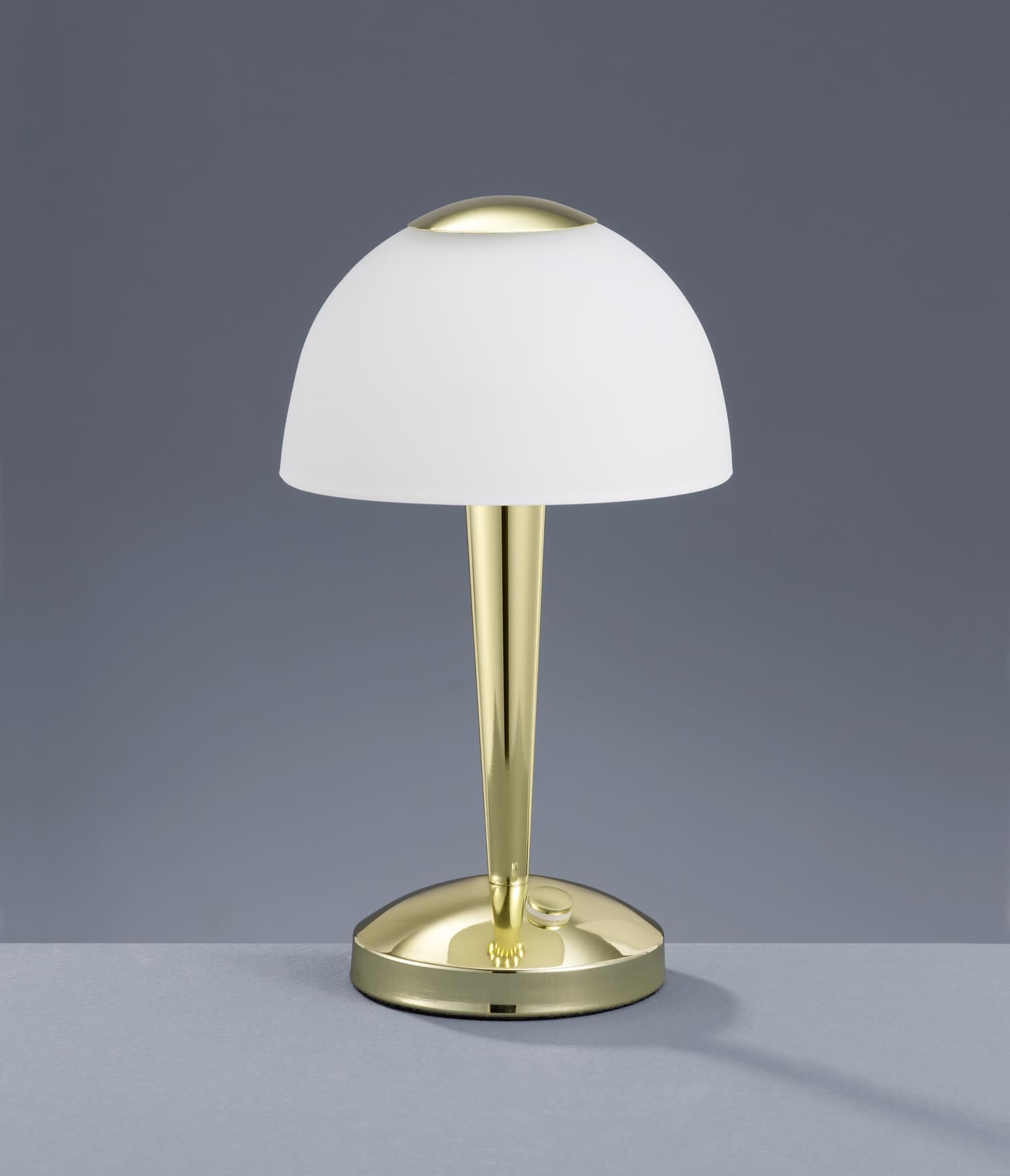 foto del prodotto lampada da tavolo led ventura ottone satinato