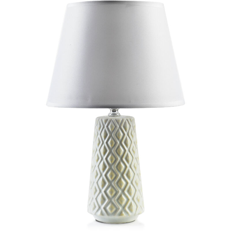 foto del prodotto lampada da tavolo leti beige 12x10xh30cm