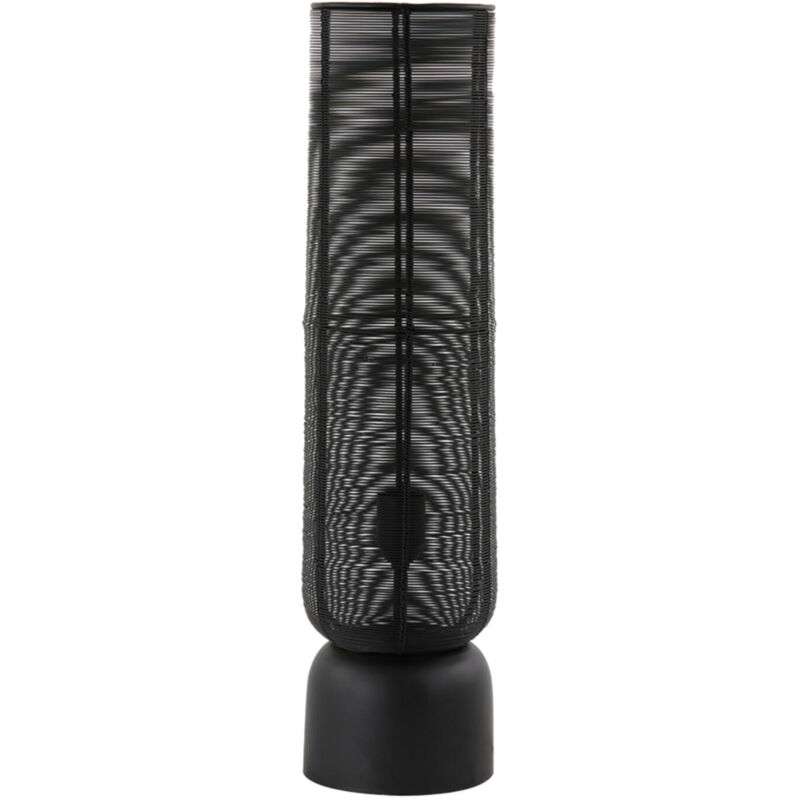 foto del prodotto lampada da tavolo lezuza nero metallo light living
