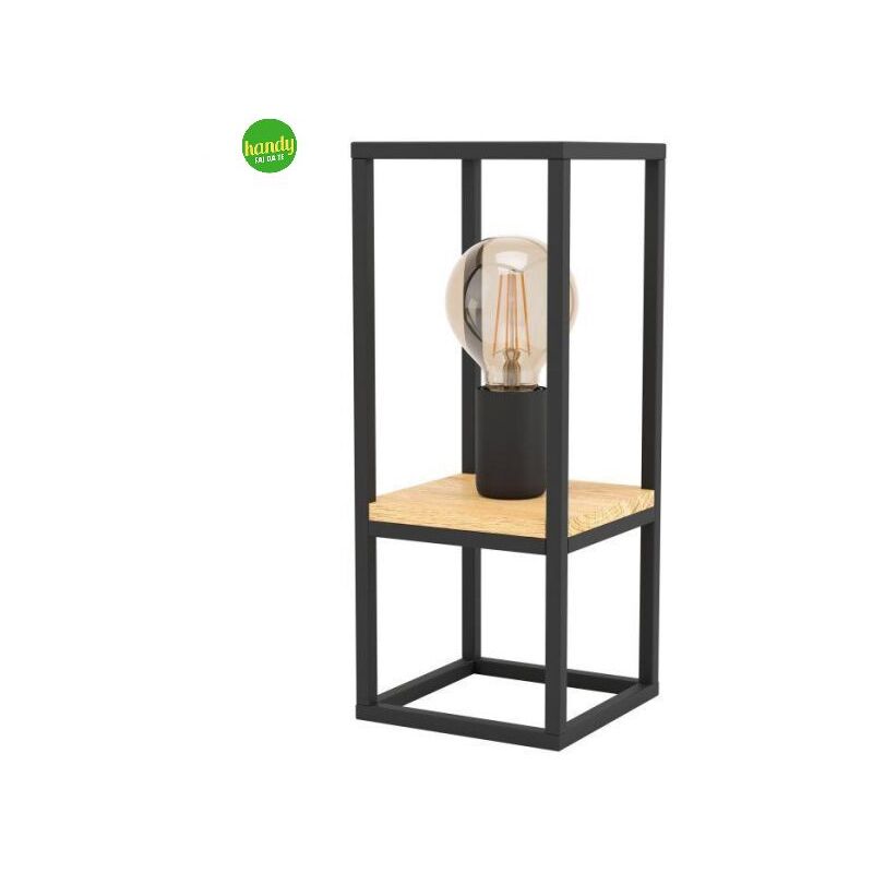 foto del prodotto lampada da tavolo libertad eglo 1xe27 legno nero