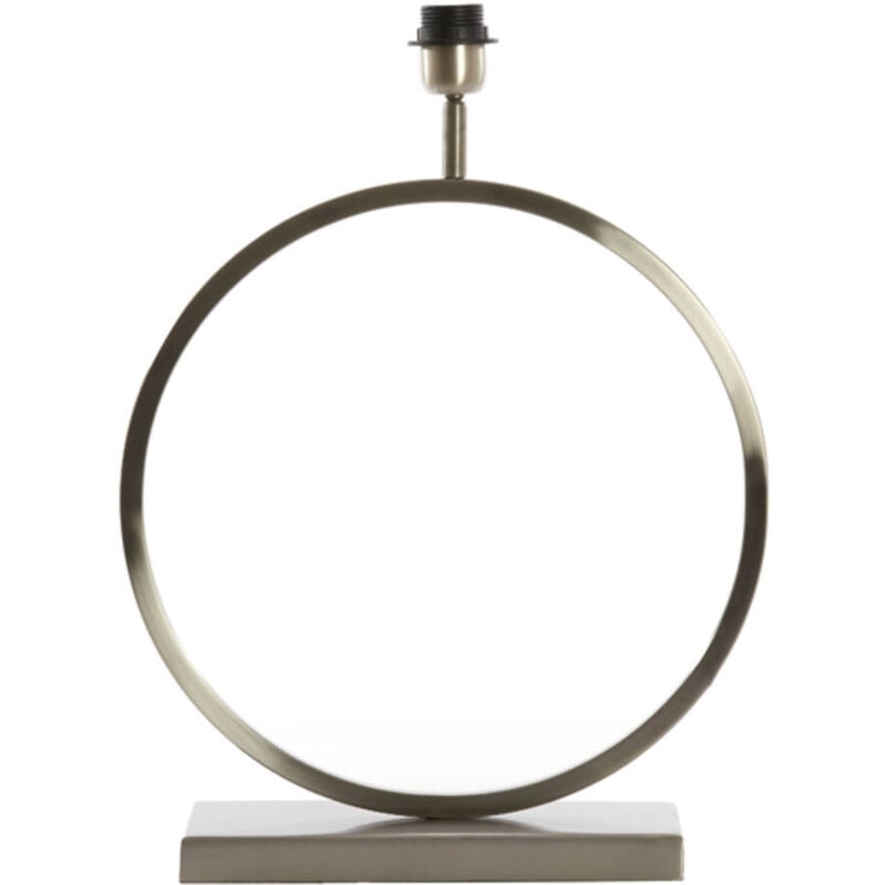 foto del prodotto lampada da tavolo liva argento metallo light living