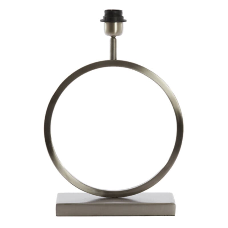 foto del prodotto lampada da tavolo liva argento metallo light living