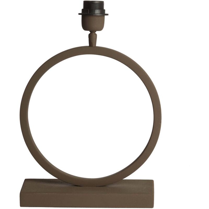 foto del prodotto lampada da tavolo liva marrone metallo light living
