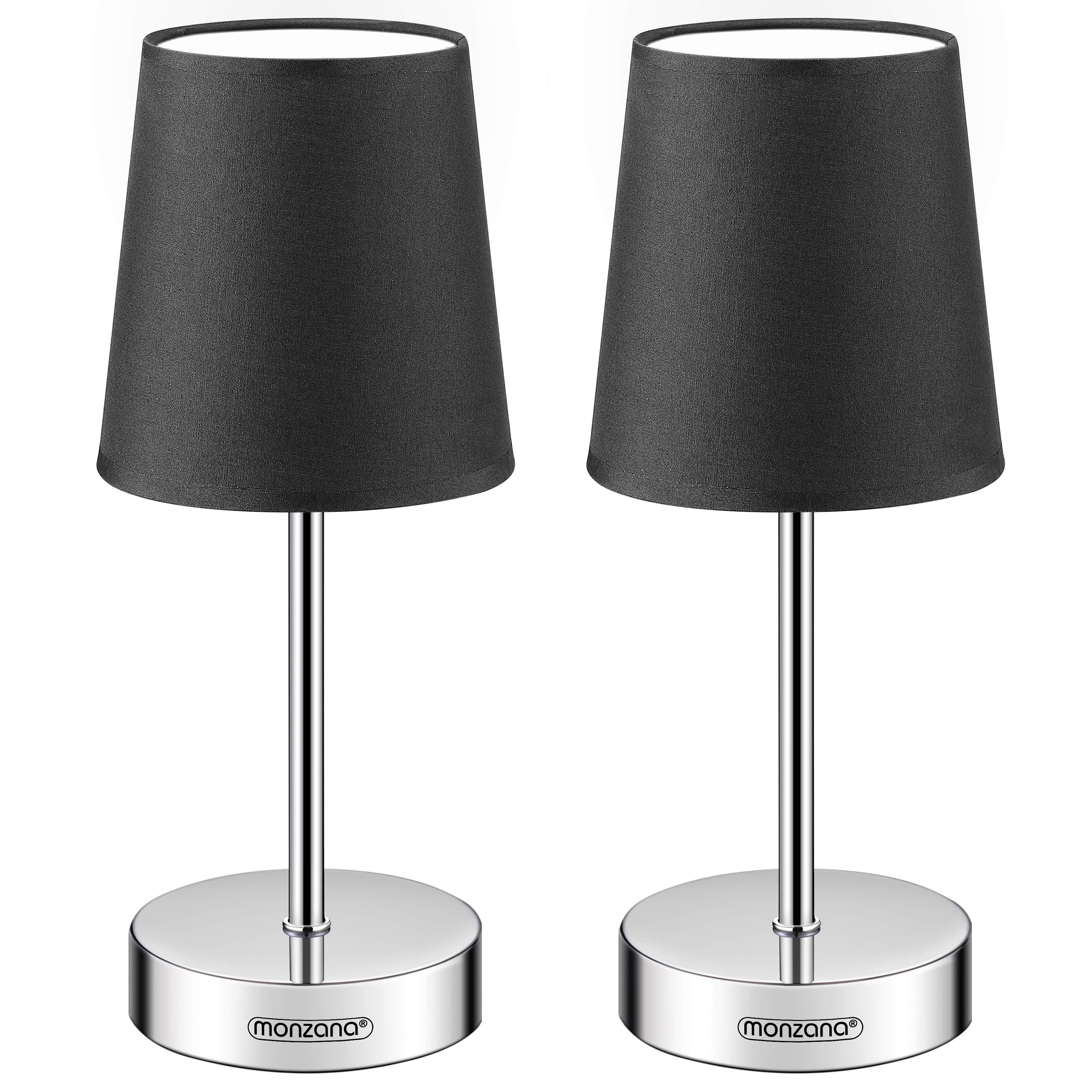 foto del prodotto lampada da tavolo lumiere 2 pz antracite 32x13x13cm