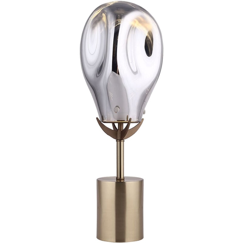 foto del prodotto lampada da tavolo lumineca 23x60 cm panist grigio