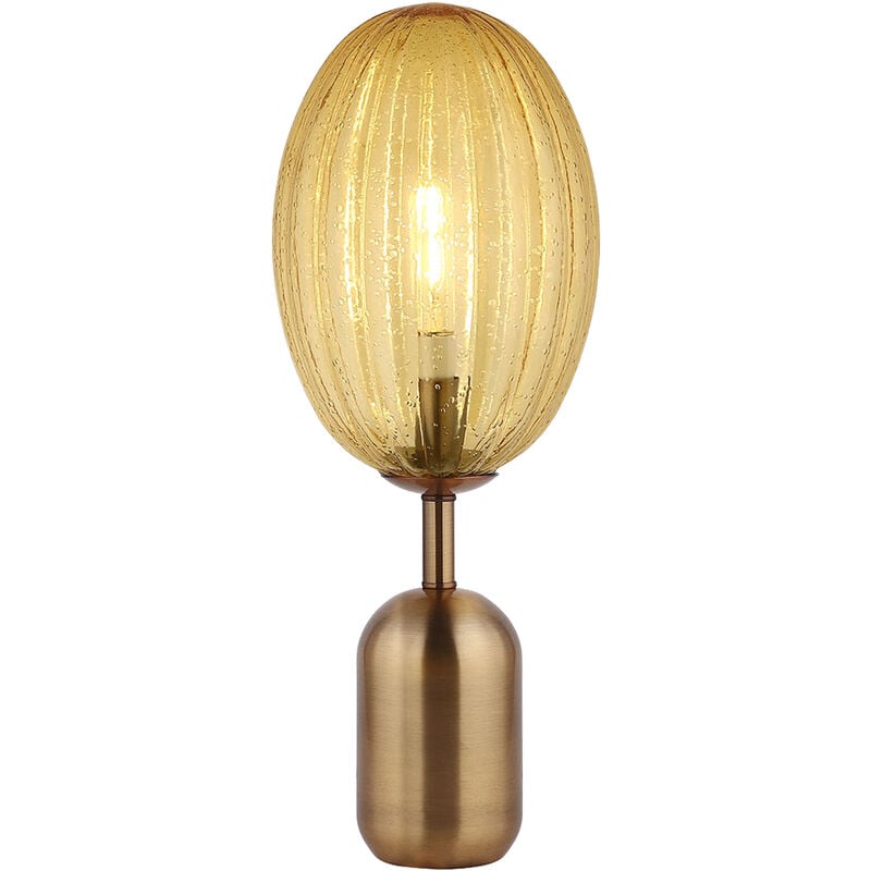 foto del prodotto lampada da tavolo lumineca manict 23x58 cm giallo
