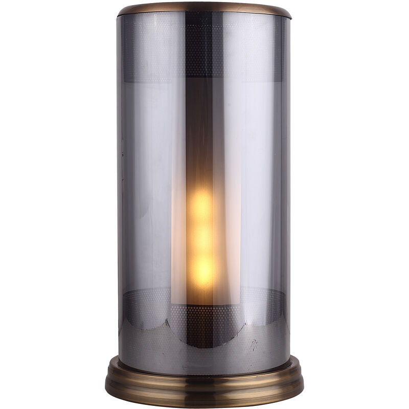 foto del prodotto lampada da tavolo lumineca panbat 24x45 cm grigio