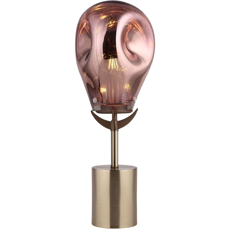 foto del prodotto lampada da tavolo lumineca panist 23x60 cm trasparente