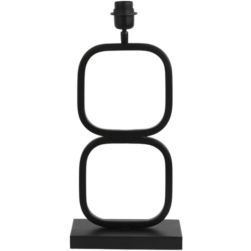 foto del prodotto lampada da tavolo lutika nero metallo light living