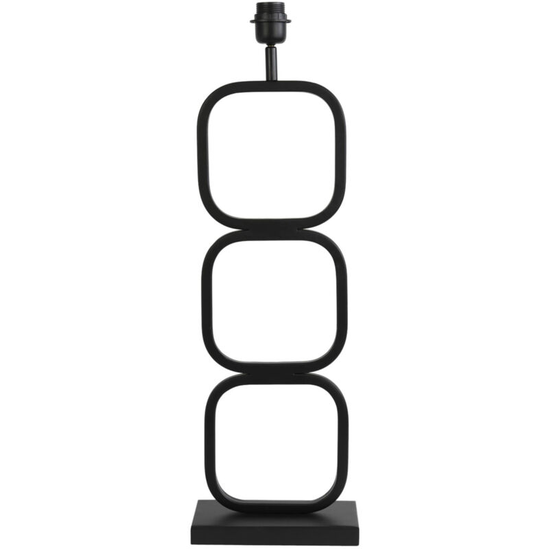 foto del prodotto lampada da tavolo lutika nero metallo light living