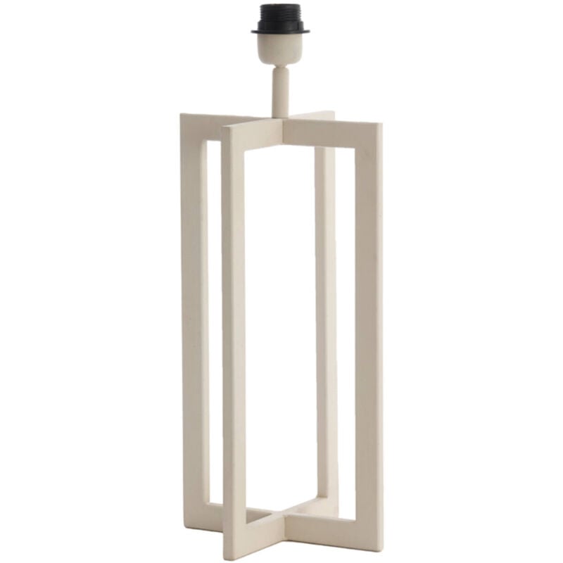 foto del prodotto lampada da tavolo mace beige metallo light living