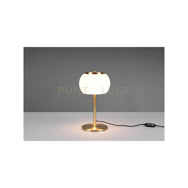 foto del prodotto lampada da tavolo madison led metallo ottone 542010108