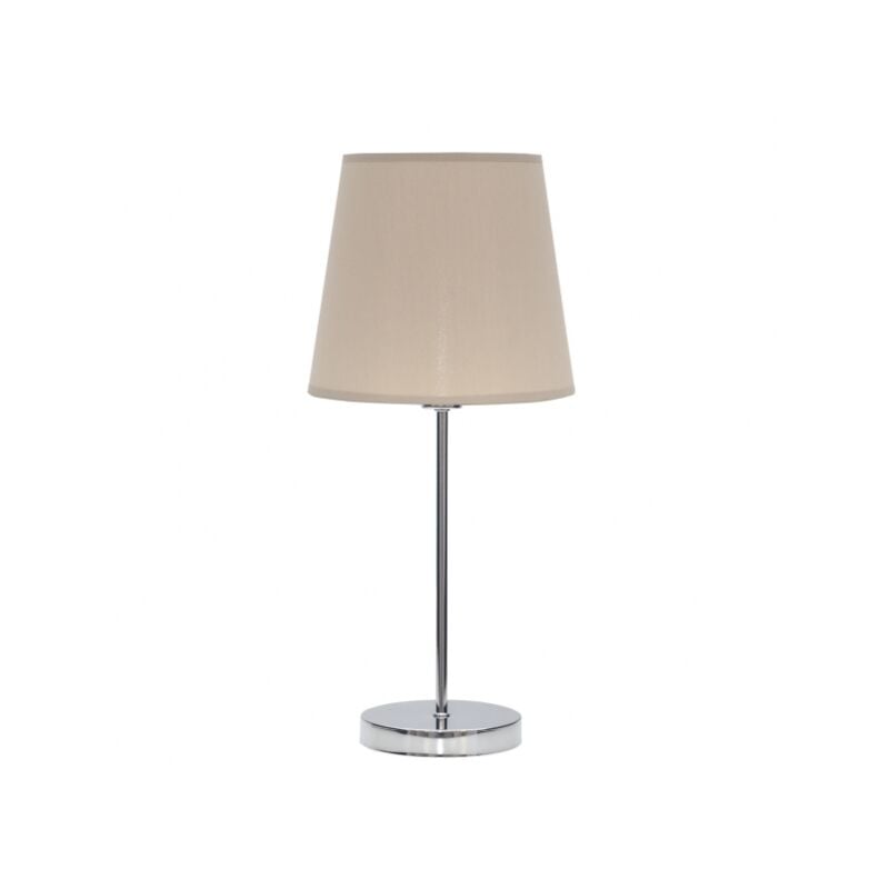 foto del prodotto lampada da tavolo maldivas 1xe14 cromo pietra 20d fabrilamp