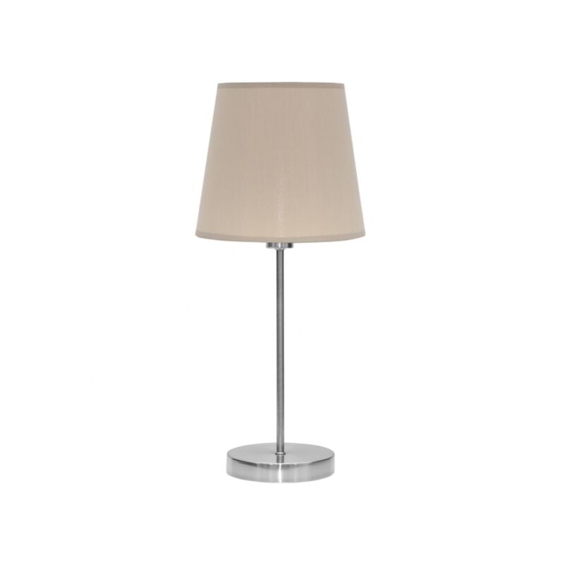 foto del prodotto lampada da tavolo maldivas 1xe14 nickel stone 20d fabrilamp