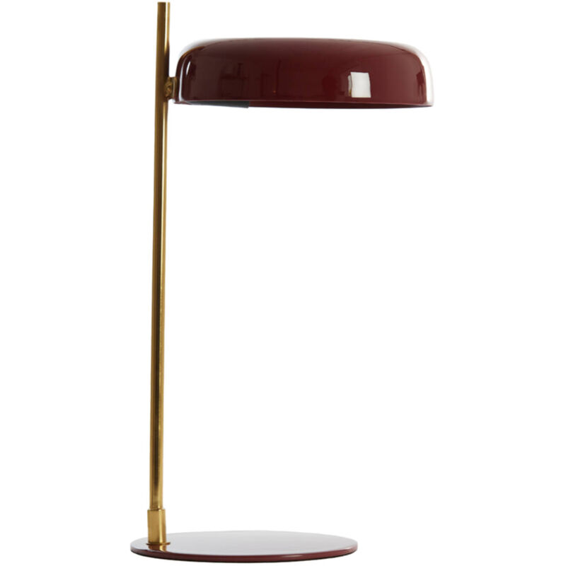 foto del prodotto lampada da tavolo maleka rosso metallo light living