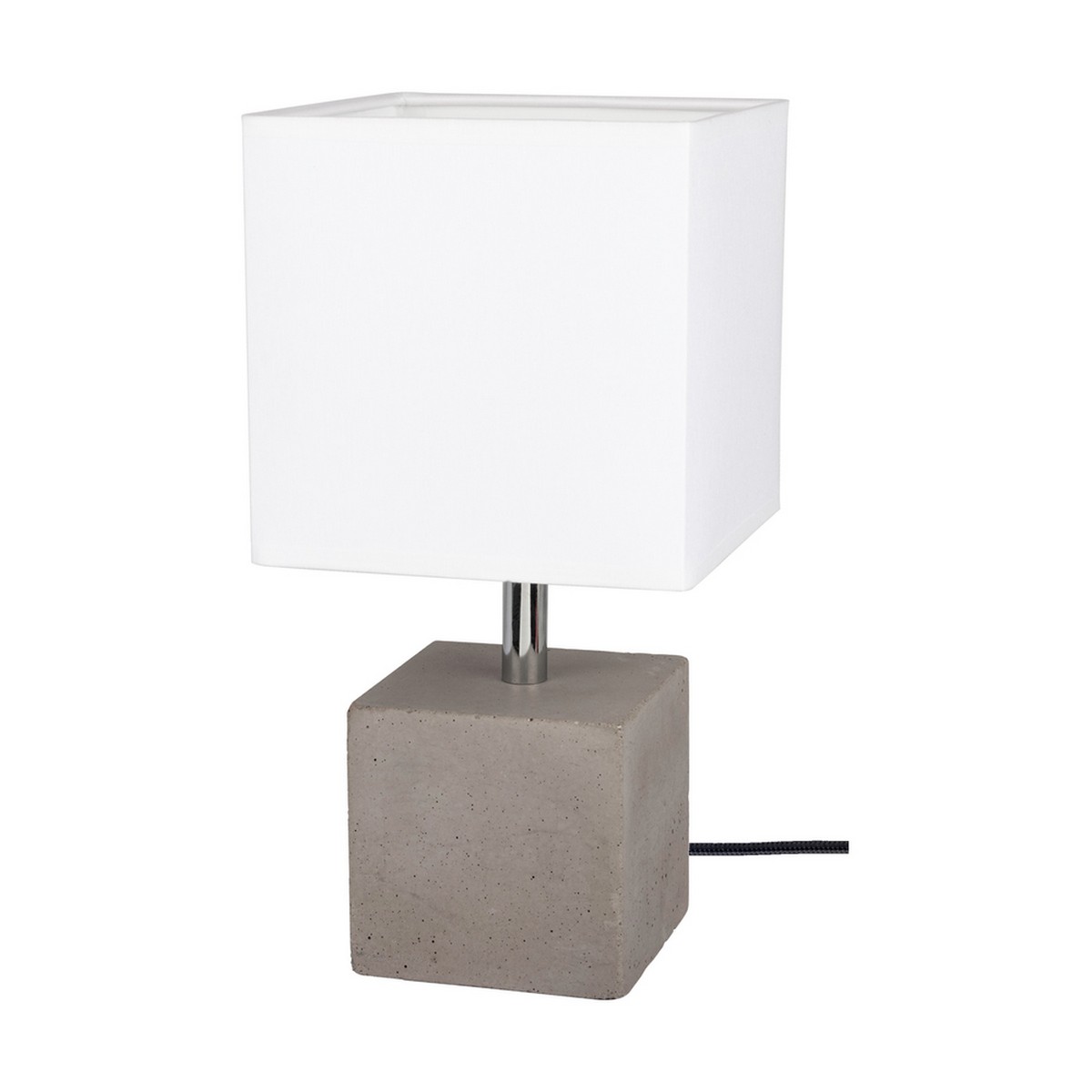 foto del prodotto lampada da tavolo marcito, grigio, cemento, 15x15x30 cm, epikasa