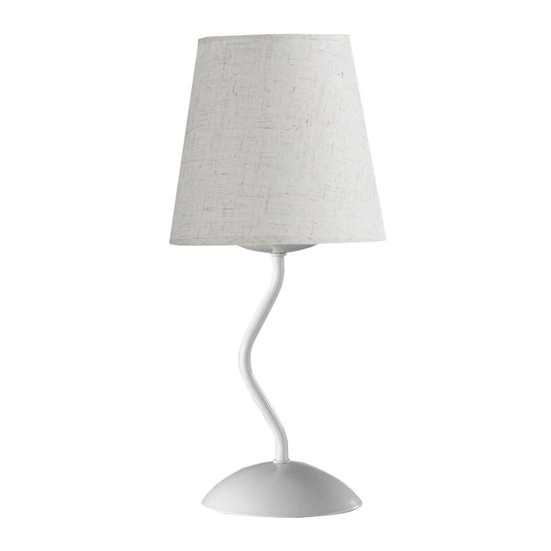 foto del prodotto lampada da tavolo margot in metallo e stoffa, e14