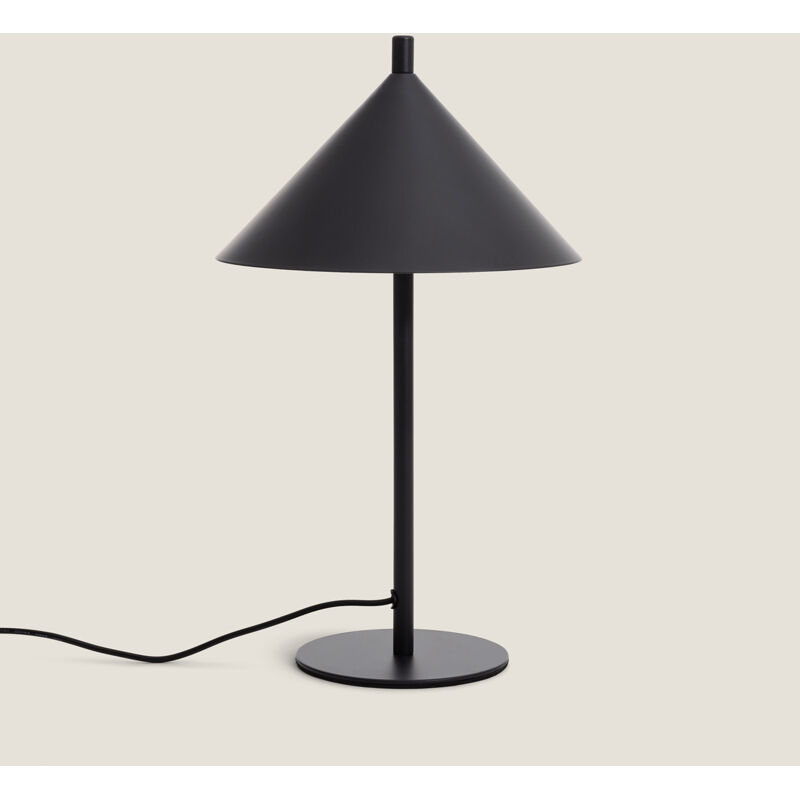 foto del prodotto lampada da tavolo metallo carmale nero