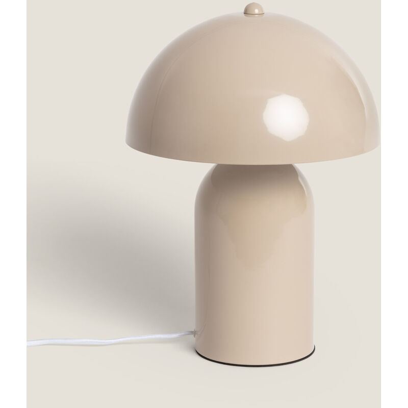 foto del prodotto lampada da tavolo metallo slink beige