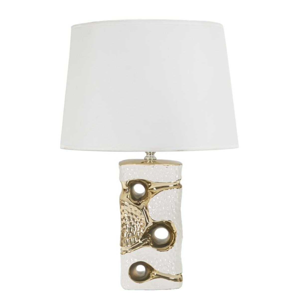 foto del prodotto lampada da tavolo mf111, bianco, ceramica, 30x30x43,5 cm, epikasa