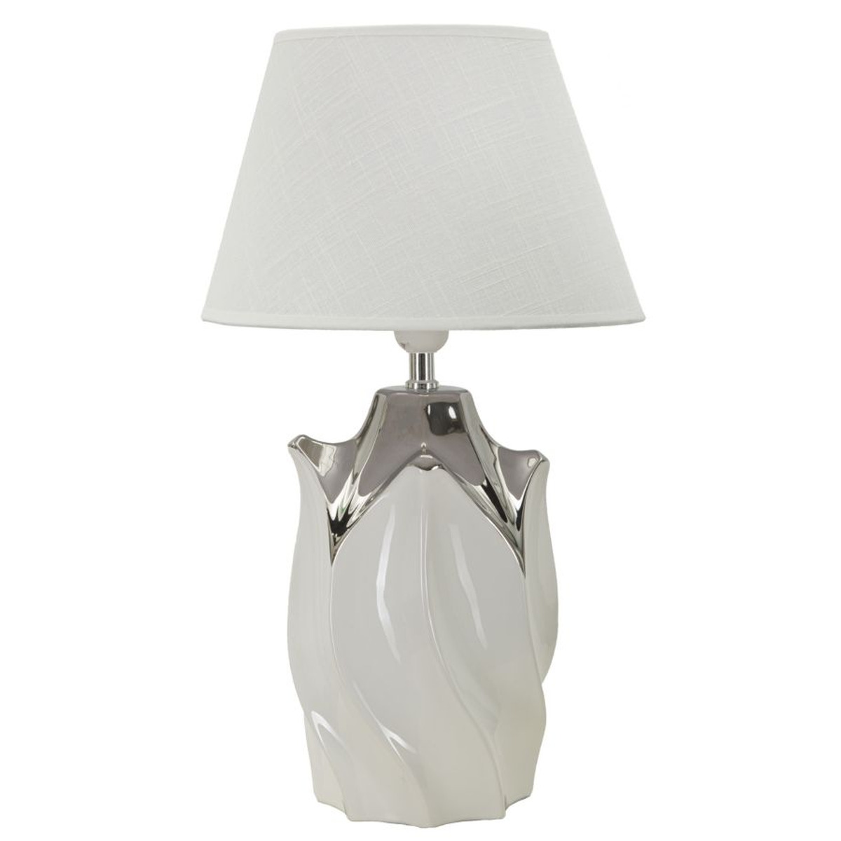 foto del prodotto lampada da tavolo mf88, bianco, ceramica, 30x30x51 cm, epikasa
