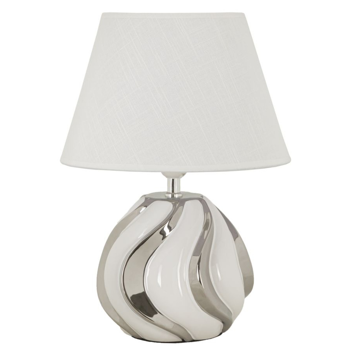 foto del prodotto lampada da tavolo mf89, bianco, ceramica, 30x30x42 cm, epikasa