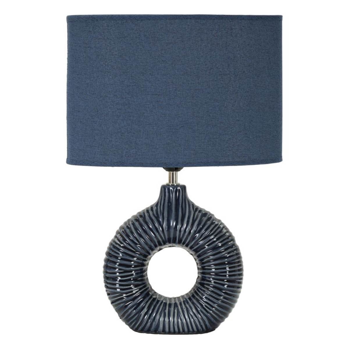 foto del prodotto lampada da tavolo mf92, blu, ceramica, 28,5x15x43 cm, epikasa