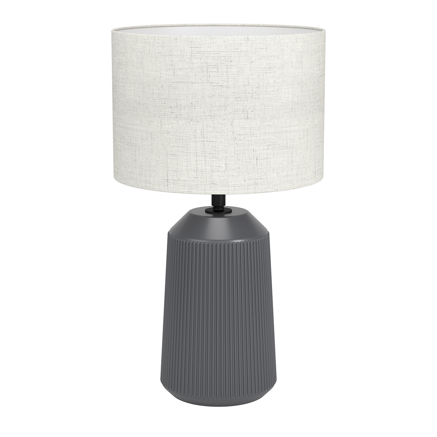 foto del prodotto lampada da tavolo minimal capalbio ceramica grigio 1 luce e27