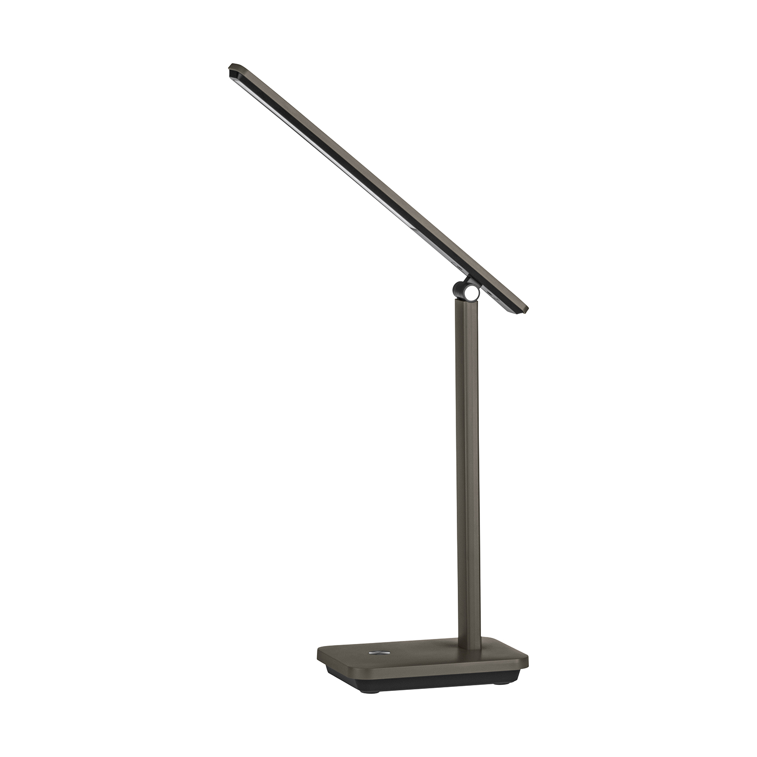 foto del prodotto lampada da tavolo minimal iniesta policarbonato nero luce led integrato 3,6w