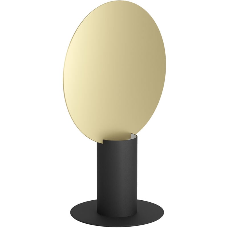 foto del prodotto lampada da tavolo minimal sarona acciaio nero 1 luce gu10 4,5w
