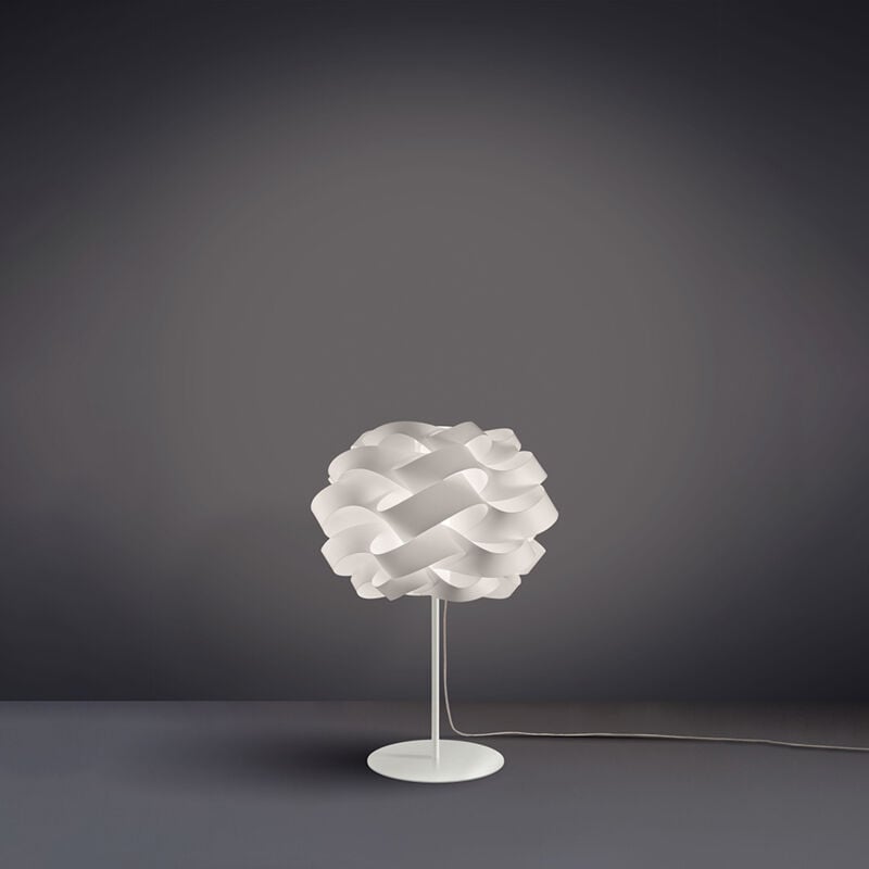 foto del prodotto lampada da tavolo moderna 1 luce cloud in polilux bianco made in italy