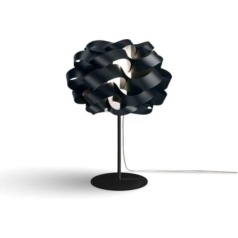 foto del prodotto lampada da tavolo moderna 1 luce cloud in polilux nero made in italy