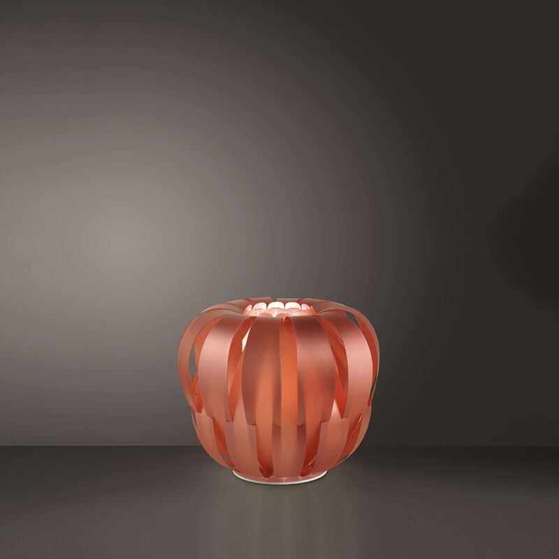 immagine 0 del prodotto lampada da tavolo moderna 1 luce queen in polilux rame d29 made in italy