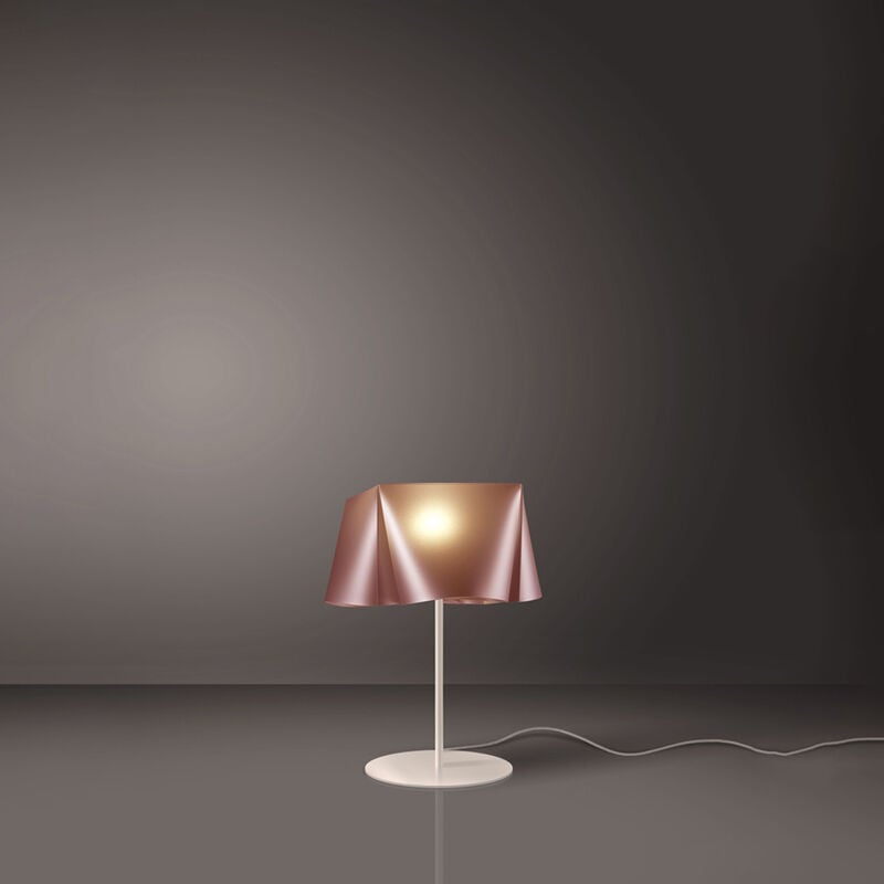 foto del prodotto lampada da tavolo moderna 1 luce wanda in polilux rame d35 made in italy