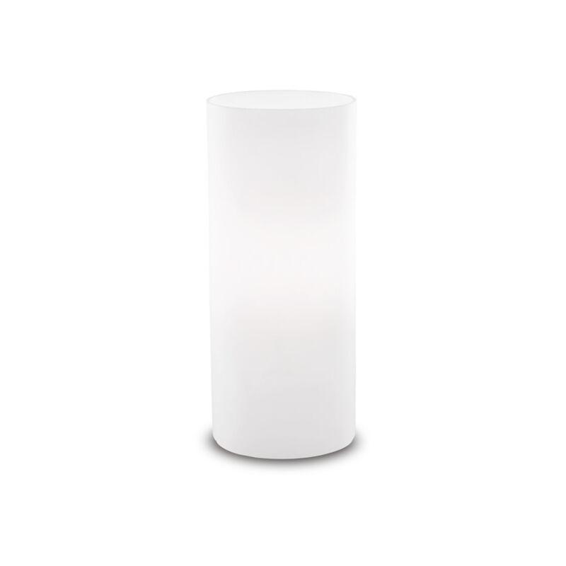 foto del prodotto lampada da tavolo moderna edo vetro bianco 1 luce e27 small