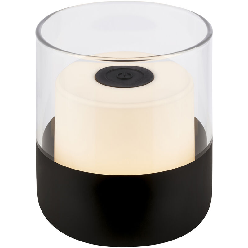 foto del prodotto lampada da tavolo moderna lilet plastica nero led integrato 2w 2700k