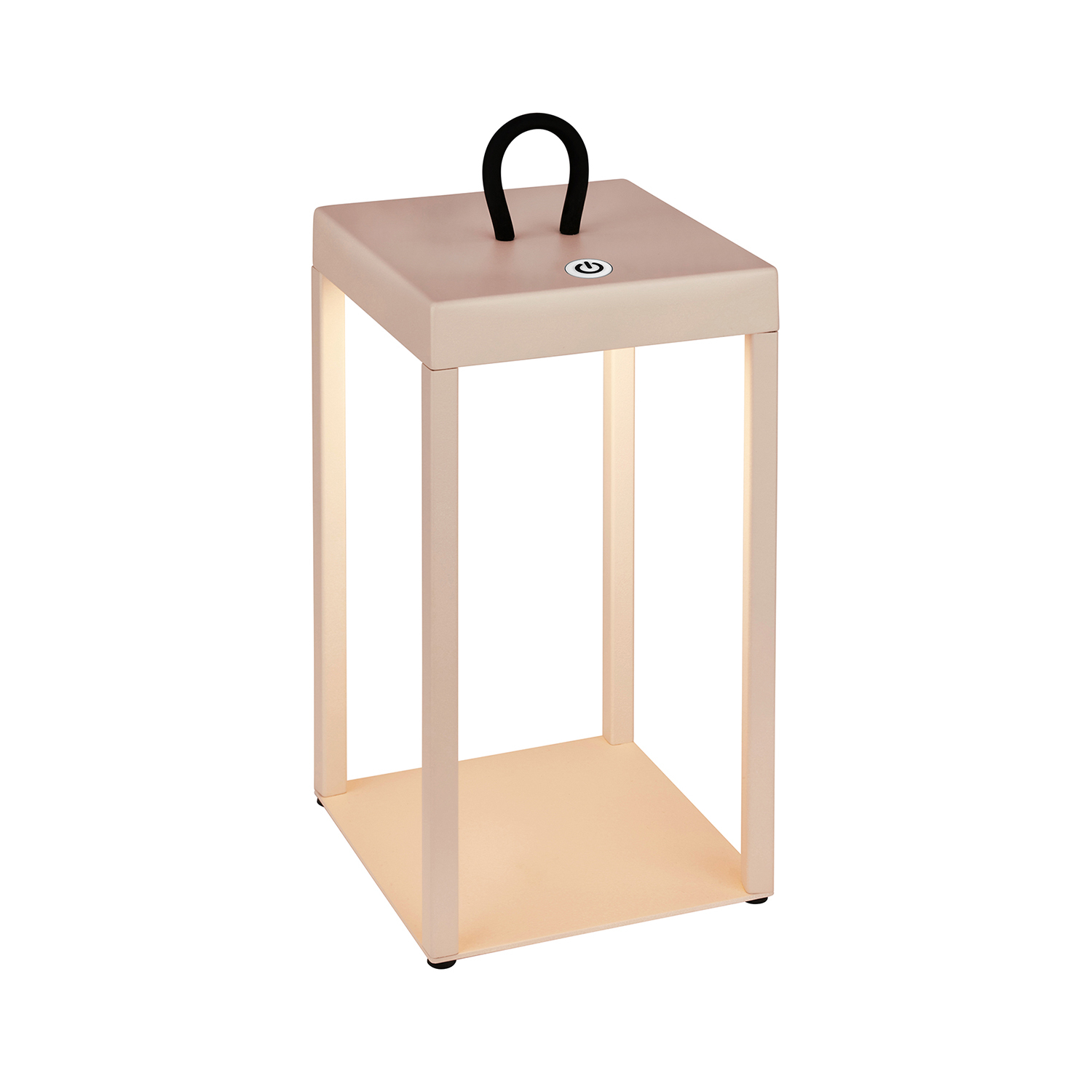 foto del prodotto lampada da tavolo moderna luca metallo beige led integrato 5w 2700k