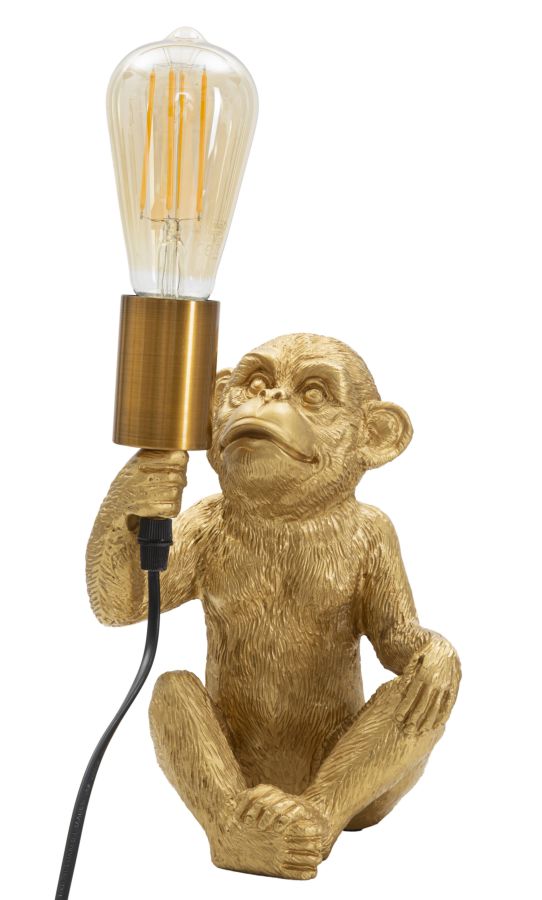 foto del prodotto lampada da tavolo monkey 17x14,5x25 cm in poliresina