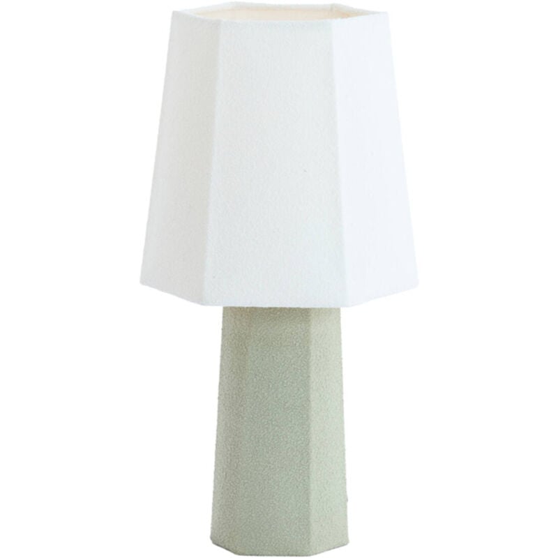 foto del prodotto lampada da tavolo musabo verde tessile light living