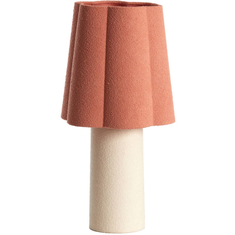 foto del prodotto lampada da tavolo musaby rosa tessile light living